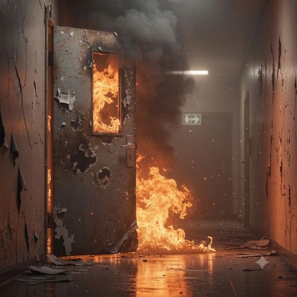 VEGA FIRE DOOR kapı sistemi ve mimari detay